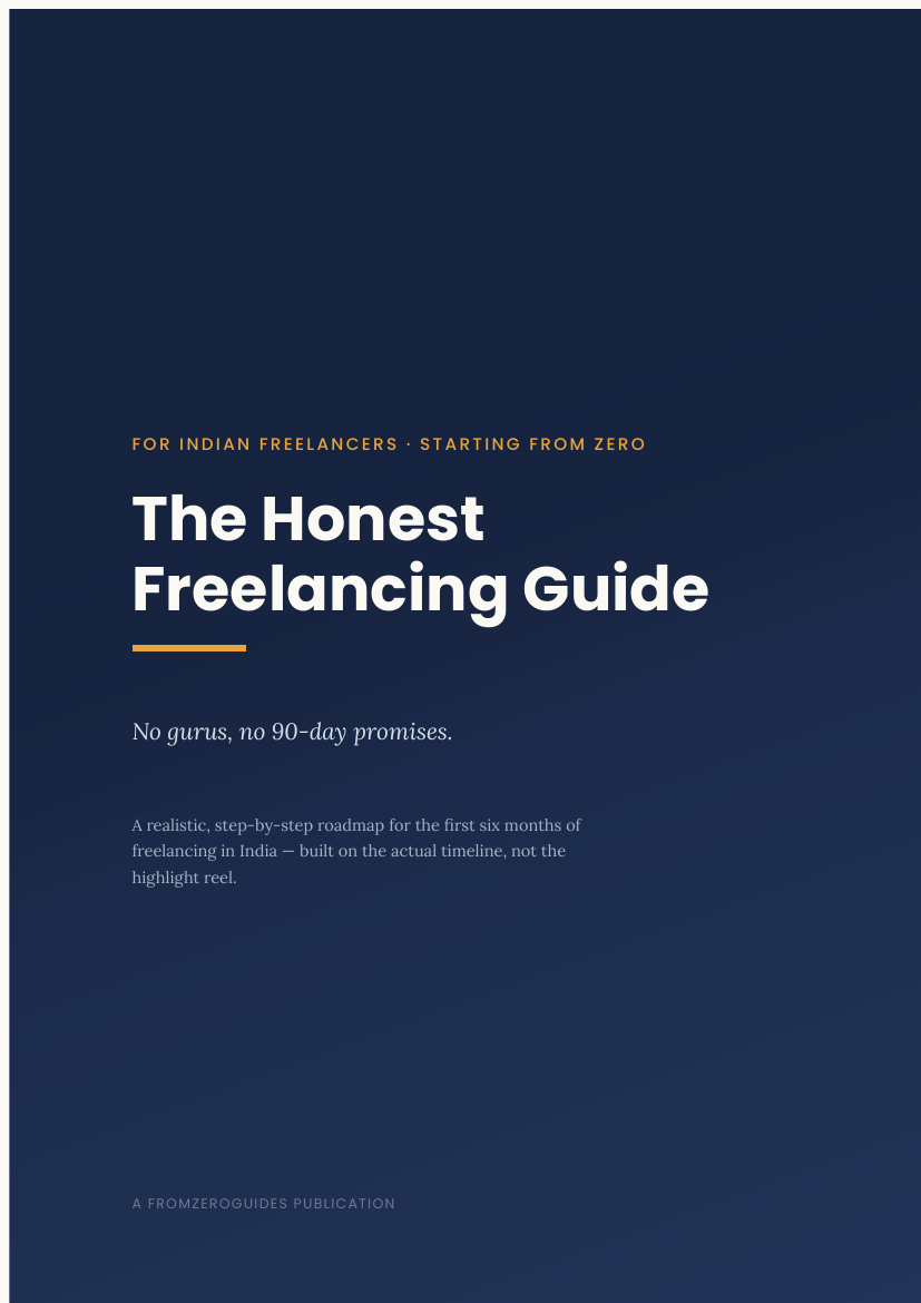 The Honest Freelancing Guide cover